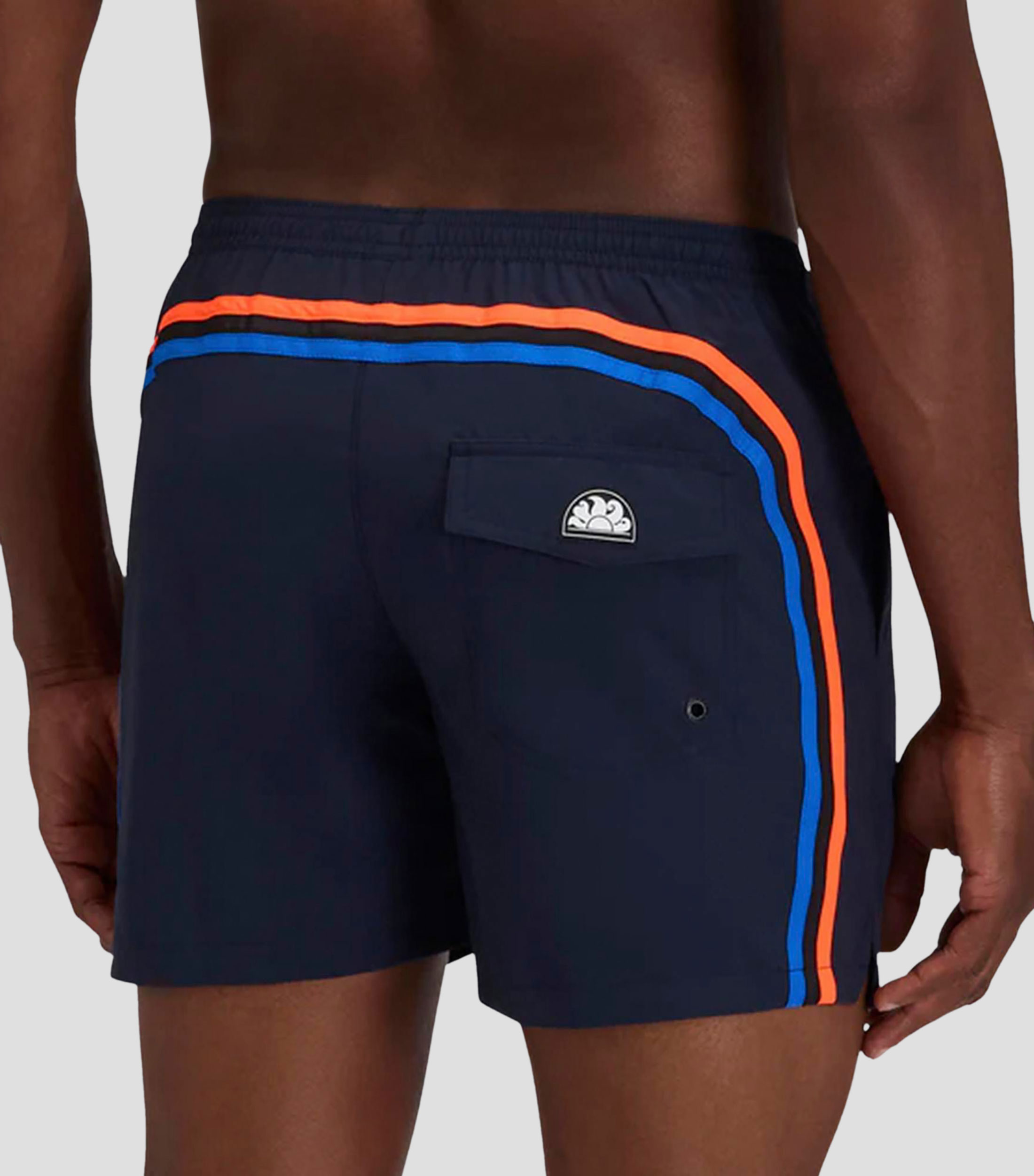 Traje de baño liso Hombre